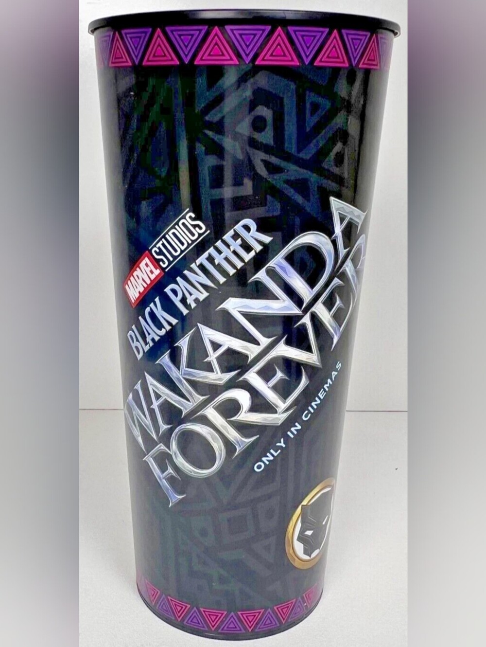Marvel Black Panther Wakanda Forever Cup w/o Lid & Straw